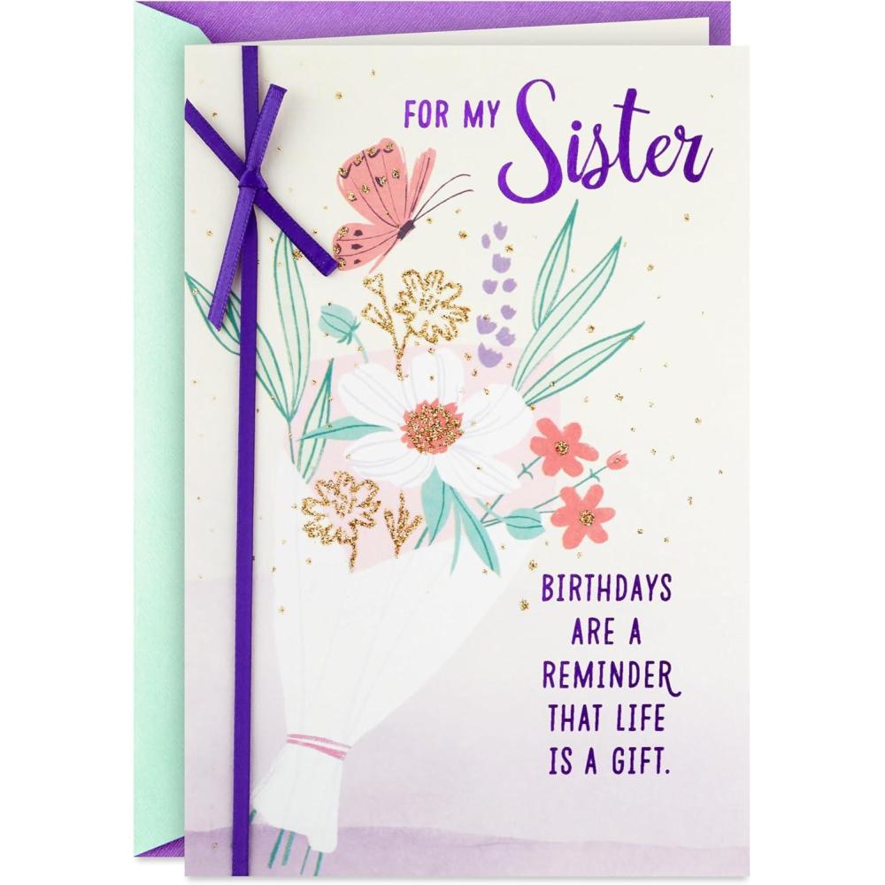 image:imageHallmark Birthday Card for Sister Life is a GiftBirthdays are a Reminder