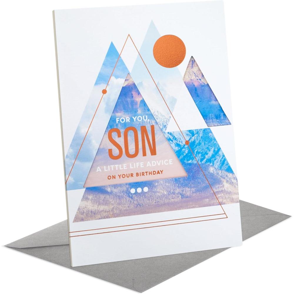 image:imageHallmark Birthday Card for Son Hangable or Displayable Decoration Modern Mountains