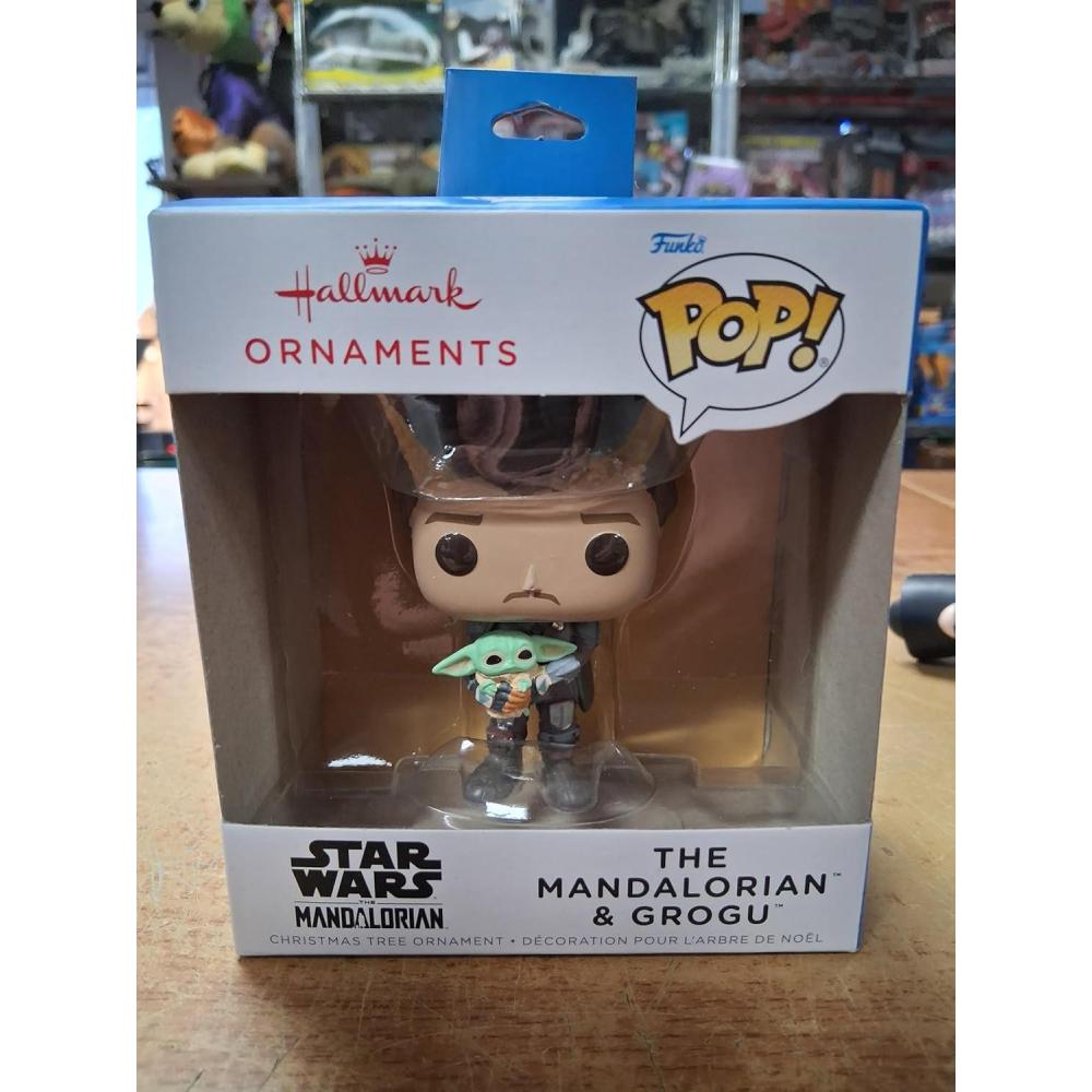 image:imageHallmark Christmas Ornament Star Wars The Mandalorian Holding Grogu Funko POP Ornament Gifts for Star Wars Fans