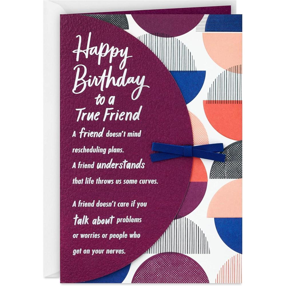 image:imageHallmark Golden Thread Birthday Card A Birthday WishTrue Friend