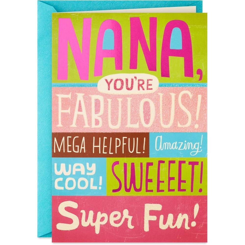 image:imageHallmark Mothers Day Card for Nana Youre Fabulous for Birthday Thinking of You Congrats or Any Occasion