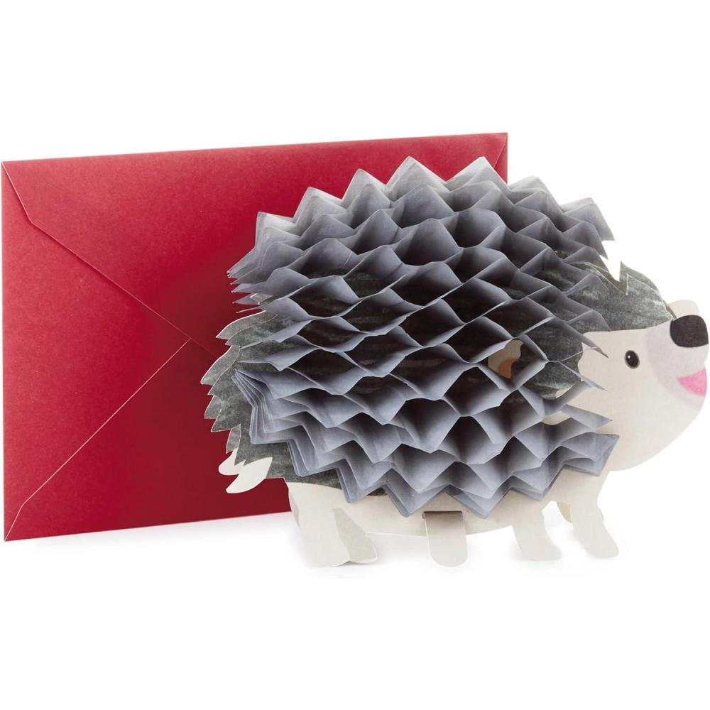 image:imageHallmark Pop Up Birthday Greeting Card Honeycomb Hedgehog 599RZQ1002Honeycomb Hedgehog