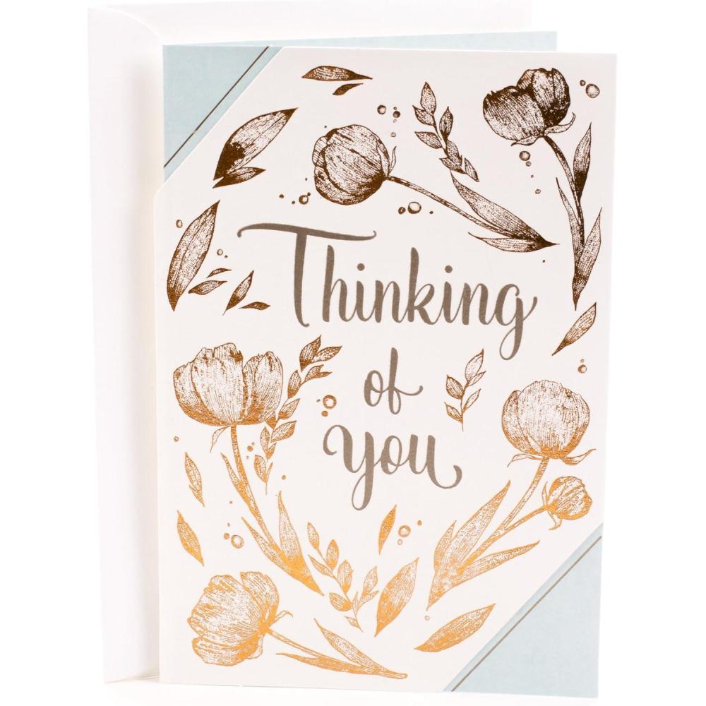 image:imageHallmark Thinking of You Card Brighten Your Day Flower Pattern