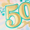 Hallmark 50th Birthday Card (Here’s to Fifty)