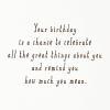 Hallmark Birthday Card (A Lot to Celebrate)(The Difference You Make)