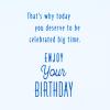 Hallmark Birthday Card (Card Inside a Card)(Black)