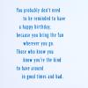 Hallmark Birthday Card (Card Inside a Card)(Black)
