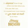 Hallmark Birthday Card (Watercolor Mountains)(Another Year Strong)
