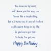 Hallmark Golden Thread Birthday Card (A Birthday Wish)(True Friend)