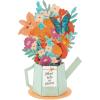 Hallmark Paper Wonder Pop Up Card for Mom (Watering Can Flower Bouquet) for Birthday, Mother’s Day, Thank You