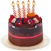 Hallmark Pop Up Birthday Card (Chocolate Cake)(Chocolate Cake)