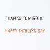 Hallmark Shoebox Funny Father’s Day Card for Dad (Thanks for Kicking and Saving My Butt) from Son, Daughter, Kids