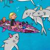 Hallmark Shoebox Funny Shark Birthday Card (Sharkuterie Board) for Friends, Coworkers, Surfers