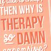 Hallmark Shoebox Funny Support Card (Why Is Therapy Expensive)