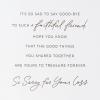 Hallmark Sympathy Card for Loss of Dog (A Faithful Friend to Treasure)