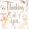 Hallmark Thinking of You Card (Brighten Your Day Flower Pattern)