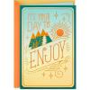Hallmark Birthday Card (Watercolor Mountains)(Your Day to Enjoy)