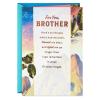 Hallmark Birthday Card for Brother (You’re A Gift in My Life) Starry Sky, Mountain, Leaves
