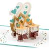 Hallmark Pop Up Love Card (S’mores) Signature Paper Wonder 3D Card for Anniversary, Romantic Birthday