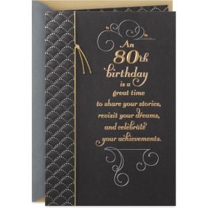 Hallmark 80th Birthday Card (Honor You Today)