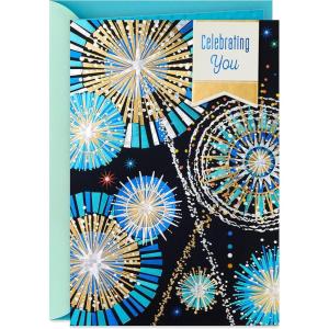 Hallmark Birthday Card (Card Inside a Card)(Black)
