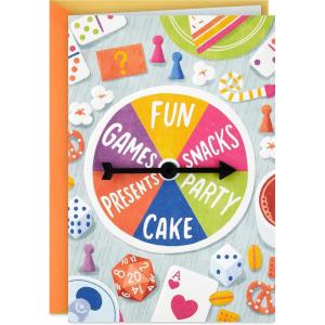 Hallmark Birthday Card (Card Inside a Card)(Grey)
