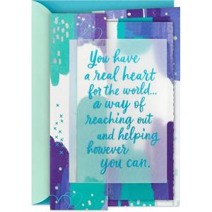 Hallmark Birthday Card for Friend (Special Bond)(Heart for the World)