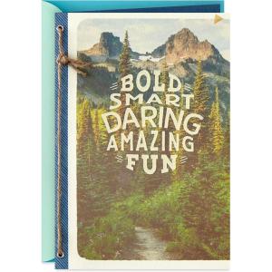 Hallmark Birthday Card for Men (Golf)(Bold  Smart  Daring  Amazing Fun)