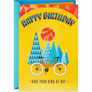 Hallmark Birthday Card for Men (Golf)(Mountains  Bike)