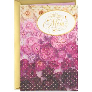 Hallmark Birthday Card for Mom (Gemstone Flowers)(Given Me So Much)