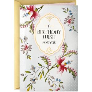 Hallmark Golden Thread Birthday Card (A Birthday Wish)(A Birthday Wish)
