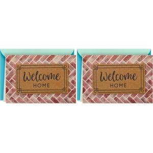 Hallmark Housewarming Card (Welcome Home Doormat)(11 (Pack of 2))