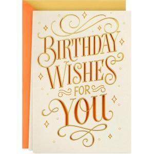 Hallmark Pop Up Birthday Card (Chocolate Cake)(Birthday Wishes)