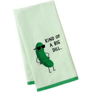 Hallmark Shoebox Funny Tea Towel, 18×26 (Kind of a Big Dill) Gift for Birthdays, Graduation, Retirements, New Jobs, Boss’s Day
