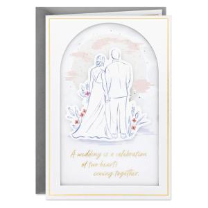 Hallmark Wedding Card for Couple (Celebrating Two Hearts)