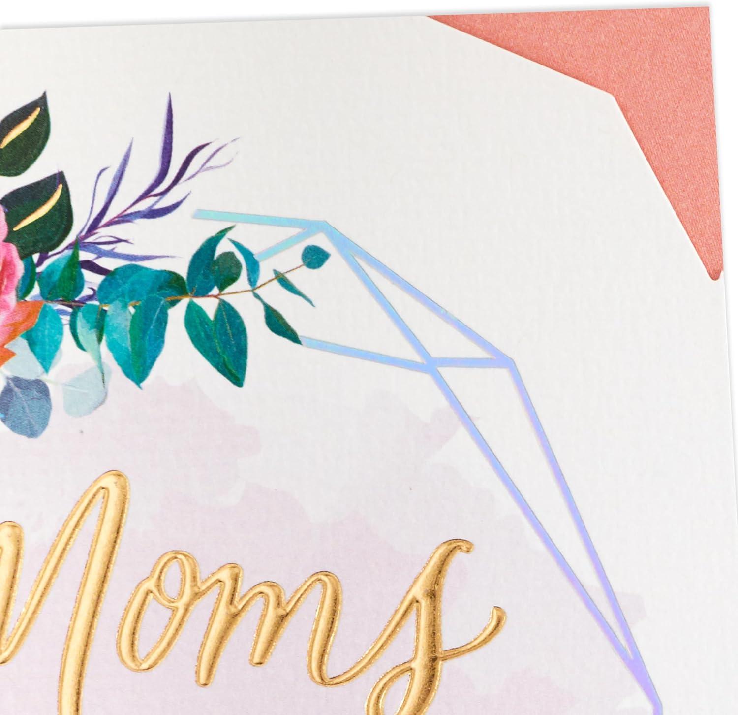 image:imageHallmark Mothers Day Card Floral Gemstone Moms Make the World Go Round for Mom Sister Friend ActivistMoms Make the World Go Round