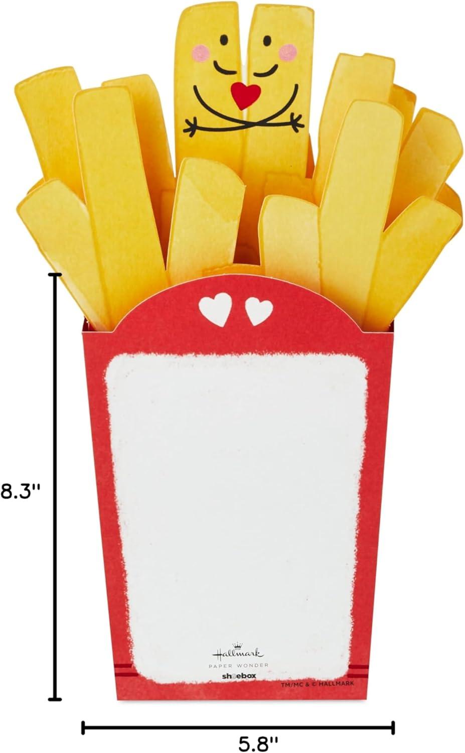 image:imageHallmark Paper Craft PopUp Mothers Day Card Pawsitively Wonderful Day Cute Puppy Dog with Removable BandanaI Only Have Fries for You