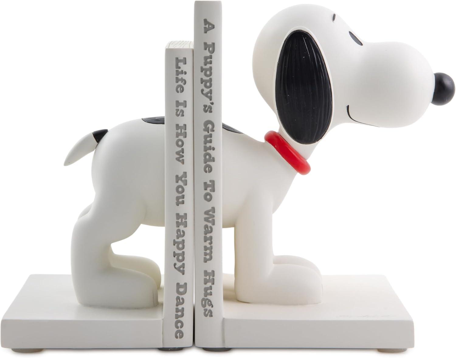 image:imageHallmark Peanuts Bookends Set of 2 Sculpted Snoopy Gift for Grads Dads Fans Collectors Christmas