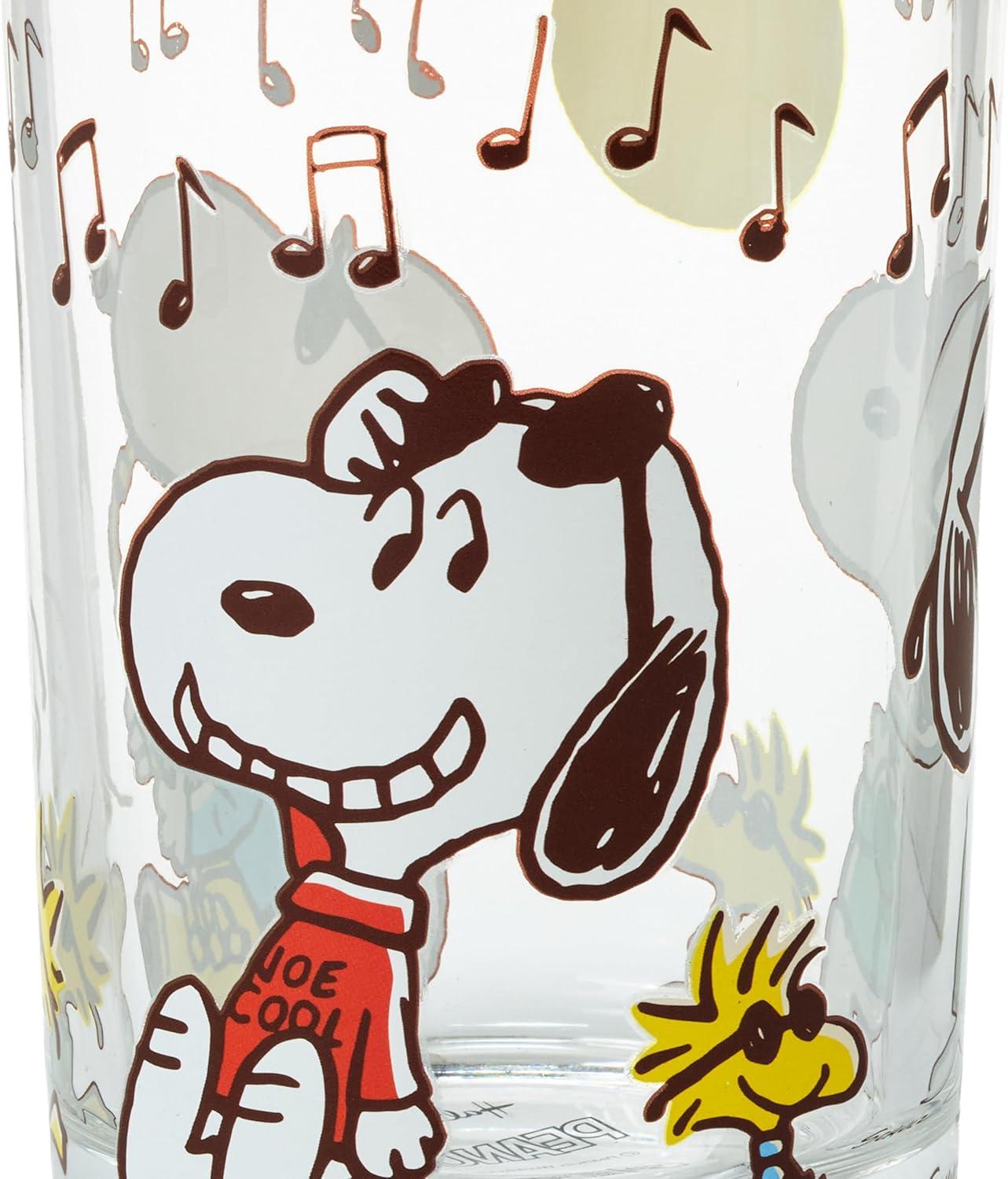 image:imageHallmark Peanuts Collectible Drinking Glass 135 oz Jazzy Snoopy Gift for Easter Birthdays Christmas Fans Collectors