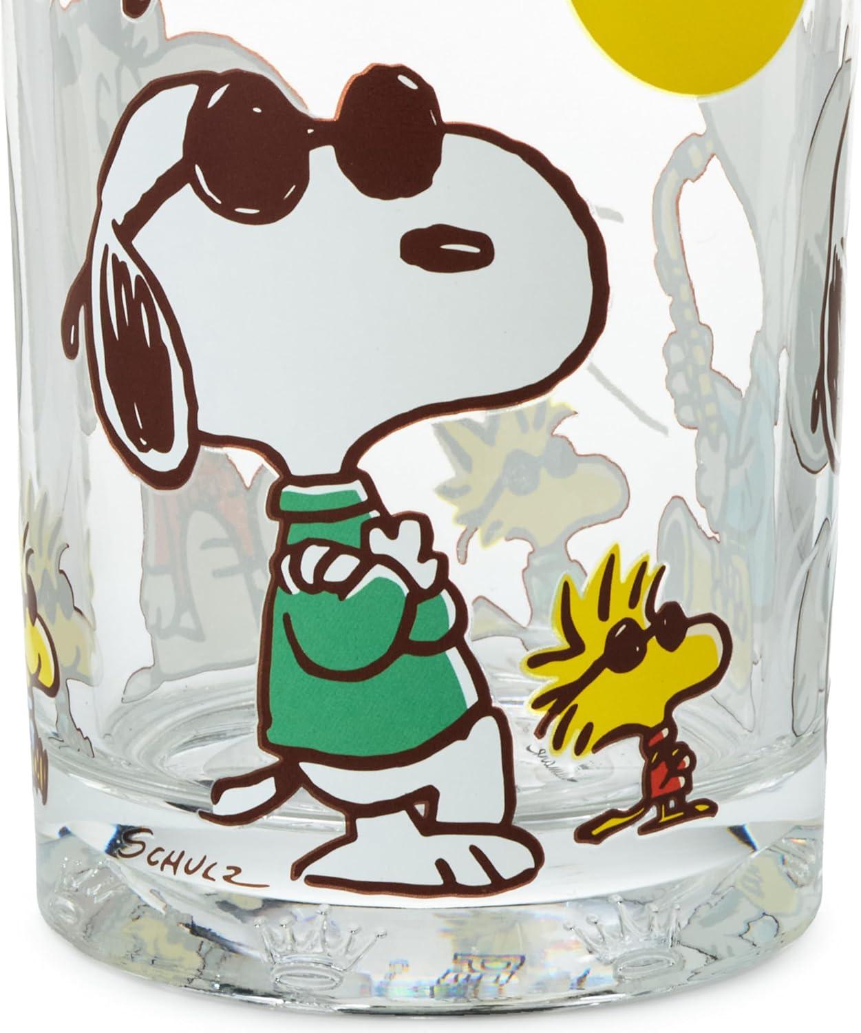 image:imageHallmark Peanuts Collectible Drinking Glass 135 oz Jazzy Snoopy Gift for Easter Birthdays Christmas Fans Collectors