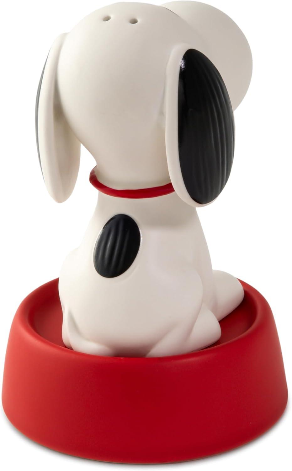image:imageHallmark Peanuts Stacking Salt and Pepper Shakers Set of 2 Snoopy on Dog Bowl Gift for Fans Collectors Mom Birthday Christmas
