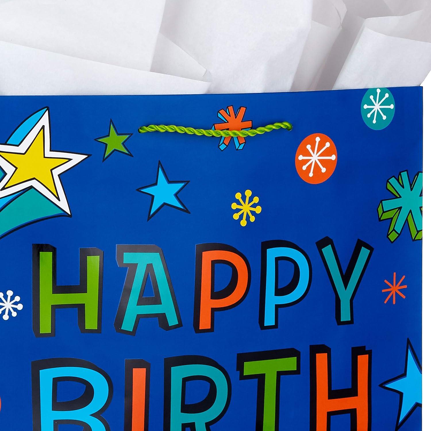image:imageHallmark Pizza Scented Wrapping Paper Mini Rolls 3Pack Pepperoni Pizza Slices Red Gingham Tablecloth for Birthdays Graduations Fathers Day Any Occasion 45 Sq Ft TotalPink Blue Pizza 3 Gift Bags