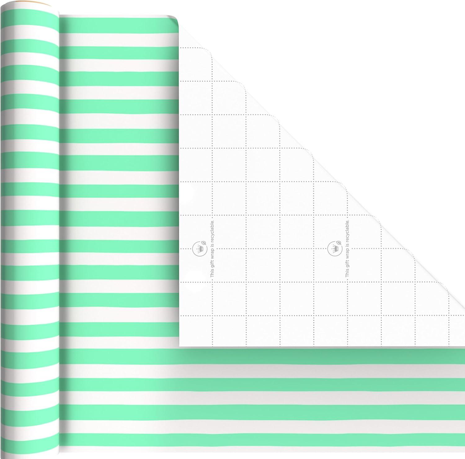 image:imageImage Arts Baby Wrapping Paper Mini Rolls 3Pack Pastel Polka Dots Mint Green Stripes Solid Light Yellow for Birthdays Baby Showers Gender Reveal Party Easter Any Occasion 27 Sq Ft Total