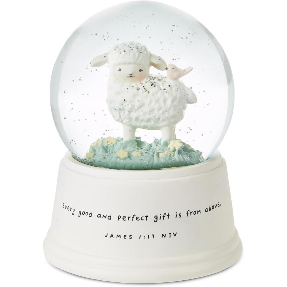 image:imageHallmark Little Lamb Musical Snow Globe Jesus Loves the Little Children Religious Gift for Baptism New Baby Grandchild Godson Goddaughter Christmas