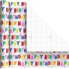 Hallmark Birthday Wrapping Paper Mini Rolls, 3-Pack (Rainbow Polka Dots and Lettering, Blue and White Yay) for Kids Parties, Graduations, Celebrations, Any Occasion – 60 Sq. Ft. Total(Rainbow Polka Dots  Yay!  Happy Birthday (3 Mini Rolls))