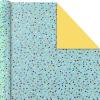 Hallmark Birthday Wrapping Paper Mini Rolls, 3-Pack (Rainbow Polka Dots and Lettering, Blue and White Yay) for Kids Parties, Graduations, Celebrations, Any Occasion – 60 Sq. Ft. Total(Cupcakes  Polka Dots  Happy Birthday (3 Rolls))