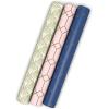 Hallmark Elegant Wrapping Paper Mini Rolls, 3-Pack (Art Deco Gold, Pink Geometric, Navy Blue) for Birthdays, Graduations, Weddings, Mother’s Day, Father’s Day, Any Occasion – 60 Sq. Ft. Total(Art Deco (3 Mini Rolls))
