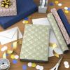 Hallmark Elegant Wrapping Paper Mini Rolls, 3-Pack (Art Deco Gold, Pink Geometric, Navy Blue) for Birthdays, Graduations, Weddings, Mother’s Day, Father’s Day, Any Occasion – 60 Sq. Ft. Total(Art Deco (3 Mini Rolls))