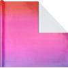 Hallmark Floral Wrapping Paper Mini Rolls, 3-Pack (Pink, Orange, Yellow Flowers on Teal, Green and Pink Geometric) for Birthdays, Easter, Mother’s Day, Bridal Showers, Any Occasion – 60 Sq. Ft. Total(Foil Ombre (3 Rolls))