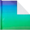 Hallmark Floral Wrapping Paper Mini Rolls, 3-Pack (Pink, Orange, Yellow Flowers on Teal, Green and Pink Geometric) for Birthdays, Easter, Mother’s Day, Bridal Showers, Any Occasion – 60 Sq. Ft. Total(Foil Ombre (3 Rolls))